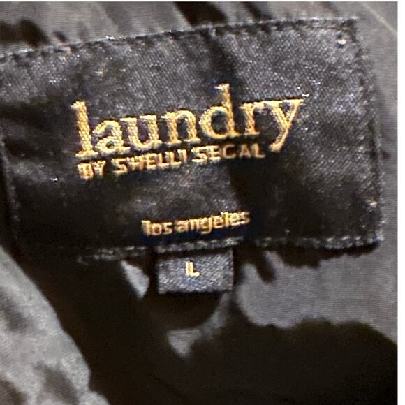 Laundry by Shelli Segal Black Down Winter Coat Women's Large - Picture 2 of 8